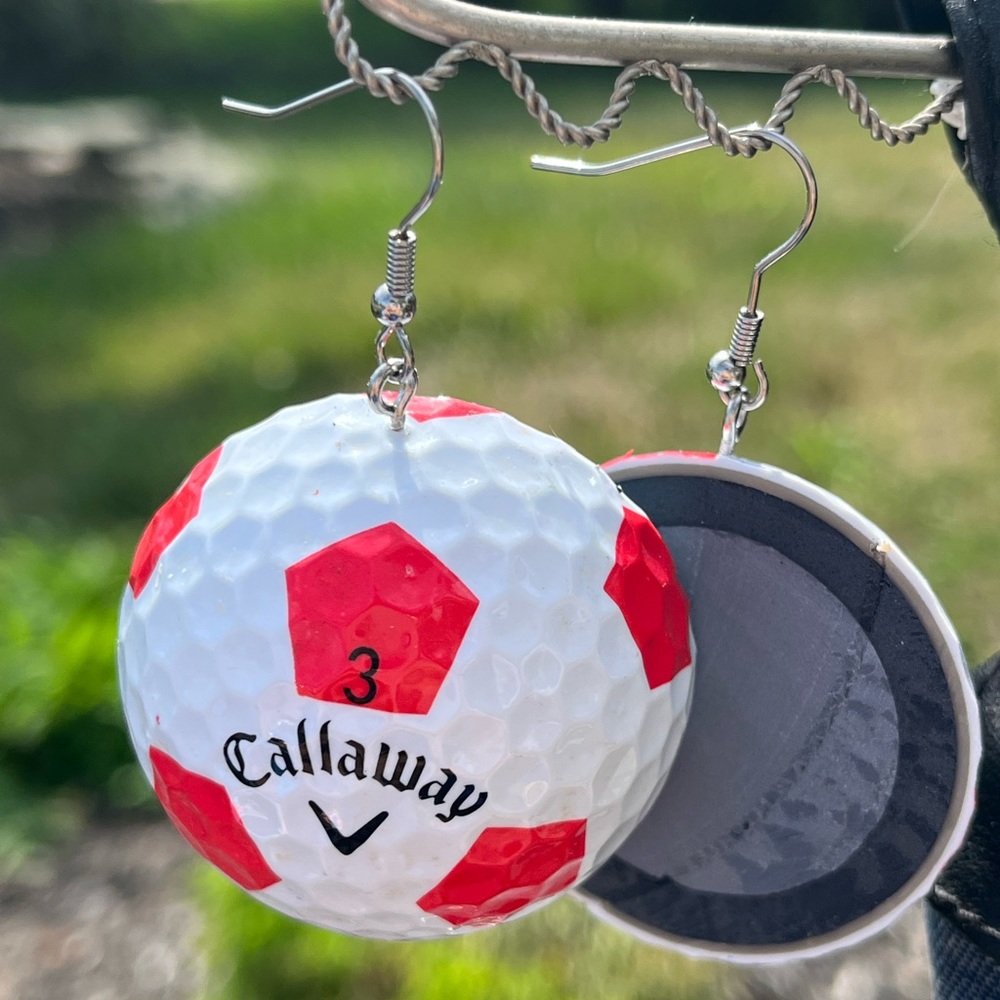 Golf Ball Earrings